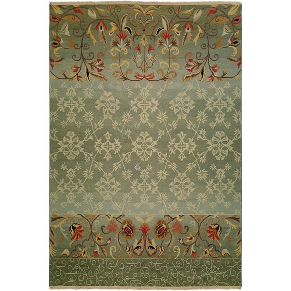 Kalaty Caspian Area Rug CP-819 Transitional Contemporary Design with Rectangle Multi, 2' x 3'