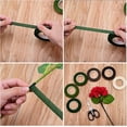 thumbnail image 5 of Cintas florales de 6 colores, adhesivos de flores, cinta para envolver tallos (verde oscuro, verde, verde hierba, blanco, marrón, marrón claro), 5 of 5