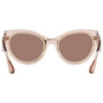 thumbnail image 3 of Versace Light Brown Cat Eye Ladies Sunglasses VE2234 125273 53, 3 of 5