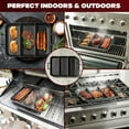 thumbnail image 6 of Onlyfire Pre-Seasoned Cast Iron Skillet 16 Inch Griddle Pan with Nonstick Perforated Grill Surface and Dual Handles for All Stovetops, 6 of 7