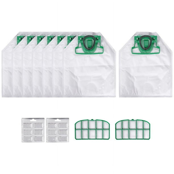 Para VK200 FP200 Piezas para Kobold Bolsa de Aspiradora Filtro de Repuesto 8 Bolsas VK200 + 2 Filtros HEPA + 12 Fragancias
