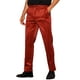thumbnail image 4 of Pantalones metálicos rectos para hombres Inspire Chic, pantalones de fiesta y discoteca brillantes, 28 rojo, 4 of 6