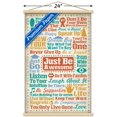 thumbnail image 3 of Just Be Awesome Wall Poster with Wooden Magnetic Frame, 22.375" x 34", 3 of 3