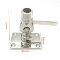 thumbnail image 1 of 1pcs Support de Base Réglable pour Antenne VHF de Radio Marine en Acier Inoxydable pour Bateaux, 1 of 7