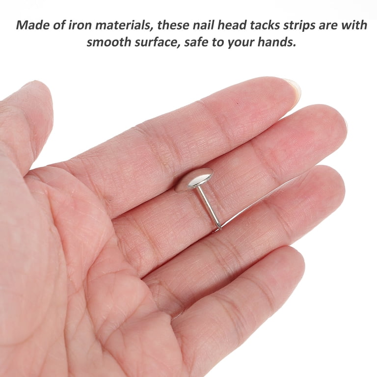 200-Pack Green Bronze Upholstery Tacks – 7/16" Decorative Furniture Nails For Sofa, Crafts & Cork Boards