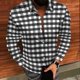 thumbnail image 4 of Seeotter Shirt for Men Plaid Mens Button Down Long Sleeve Shirts Soft Pure Cotton Casual Cozy Regular Fit, 4 of 7