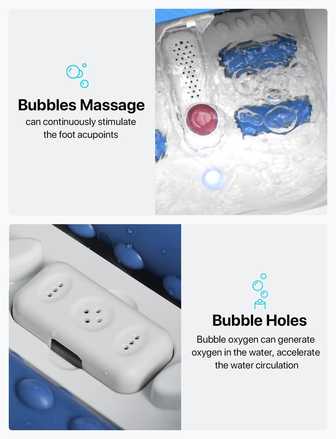 ALLJOY Collapsible Foot Spa Bath with Remote Control photo 3
