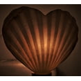 thumbnail image 3 of Seashell Night Light Real Heart Shaped Scallop Shell Beach Decor w. on/off switch, 3 of 3