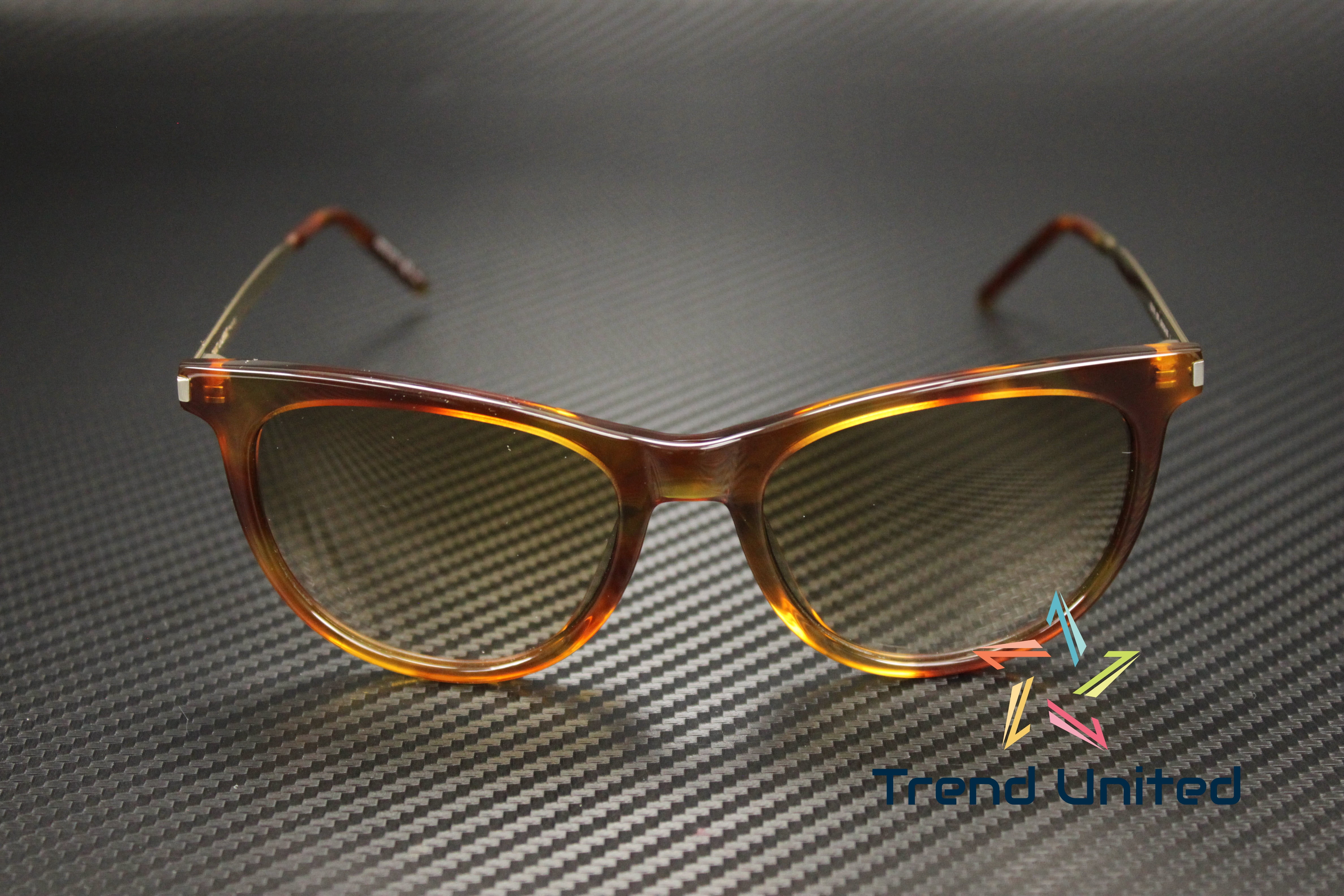 SAINT LAURENT SL 510 005 Cat Eye Havana Gold Brown 54 mm 