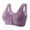 42#Purple, variant on Daisy Bras for Older Women, 2025 Upgraded Front Closure Bra, Wireless Full Coverage Comfort Bra No Underwire Plus Size Cotton