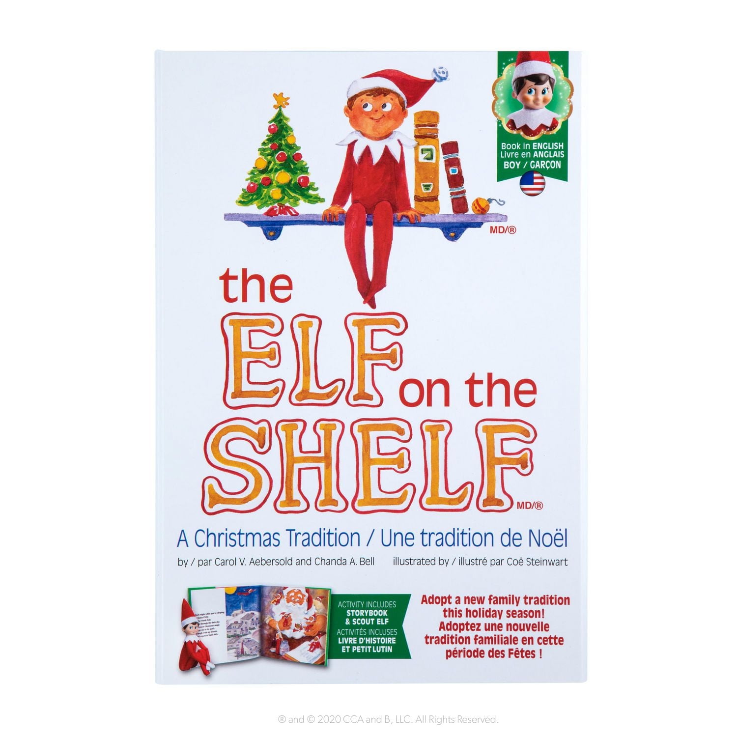 The Elf On The Shelf - Boy Light - Box set - English Book