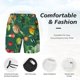 thumbnail image 3 of Balery Vegan Bañador para hombre, shorts de playa de secado rápido con entrepierna y forro de compresión-XX-Large, 3 of 6
