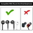 thumbnail image 3 of 100pcs Replacement Earbud tips, Soft Sponge Ear Tips Buds for Diameter 13mm-18mm Earphone, 3 of 7