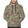 thumbnail image 4 of Hoodies for Men - Paisley Pattern No.9068 Long Sleeve Comfrt Men'S Fashion Hoodies & Sweatshirts, Sweatshirts for Men Hoodies Pullover Clothing Clothes with Pouch, 4 of 7