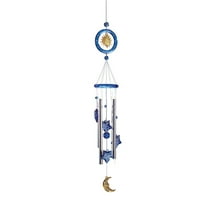 Zingz & Thingz Celestial Outdoor Wind Chime - 24" - Blue and Silver