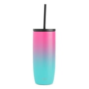 Simple Modern 20 Fluid Ounces Voyager Insulated Stainless Steel Tumbler with Straw - Sorbet