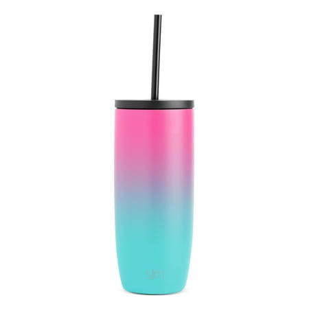 Simple Modern 20 Fluid Ounces Voyager Insulated Stainless Steel Tumbler with Straw - Sorbet