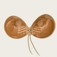 thumbnail image 3 of Women's Silicone Self Sticky Bra Strapless Backless Push Up Lift Comfortable Reusable Nipple Covers, 3 of 4