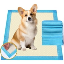 Nomipaw Dogs Pee Pads 50Pcs, 22x22in, 6 Layers Ultra Thick, Leak-proof and Odor-proof, Four-sided Edge Wrapping Training Pad
