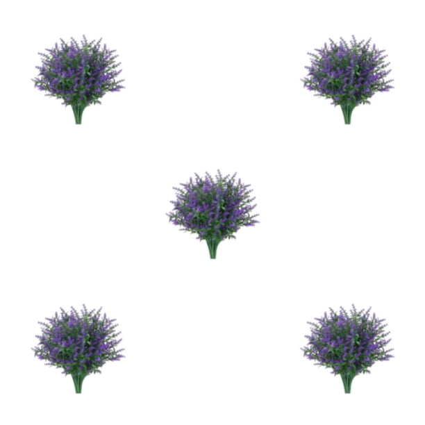 Flores Artificiales Advancent 8x Artesanales Para Decoración De Fiestas Aspecto Realista Color Púrpura