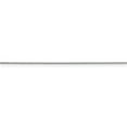 thumbnail image 3 of 10k Or Blanc.65mm Spiga Pendentif Pendentif Collier Chaîne, 3 of 9