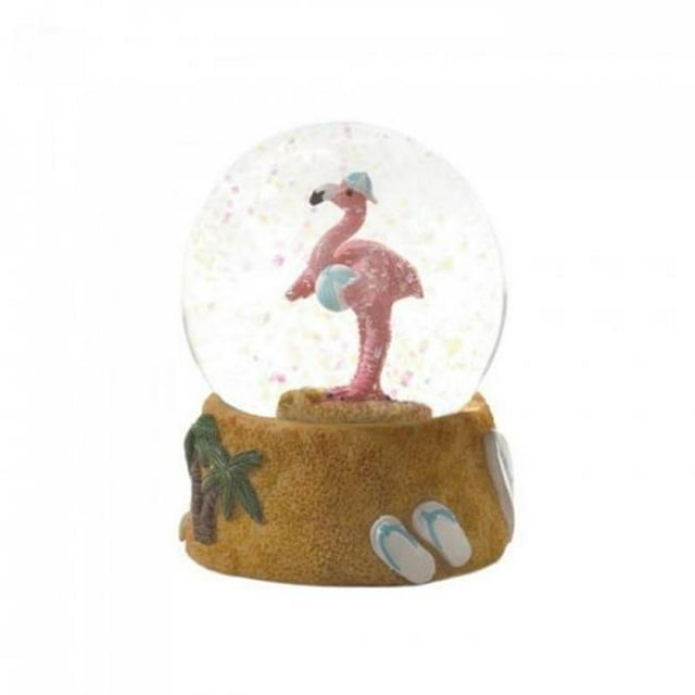 Accent Plus 10018594 Boule de Plage Flamant Rose Globe de Neige