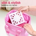 thumbnail image 5 of Cool Coolers by Fit + Fresh, Fashion Reusable Ice Packs for Lunch Bags & Coolers, White, 6PK, 5 of 9