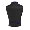 thumbnail image 3 of COOFANDY Paisley Vests for Men Victorian Suit Vest Gothic Tuxedo Vests Retro Vest, 3 of 6