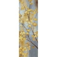 thumbnail image 3 of Nan 7x14 Black Modern Framed Museum Art Print Titled - Forsythia Garden II, 3 of 5