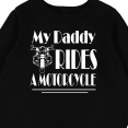 thumbnail image 3 of Inktastic My Daddy Rides a Motorcycle Baby Fleece Bodysuit, 3 of 4