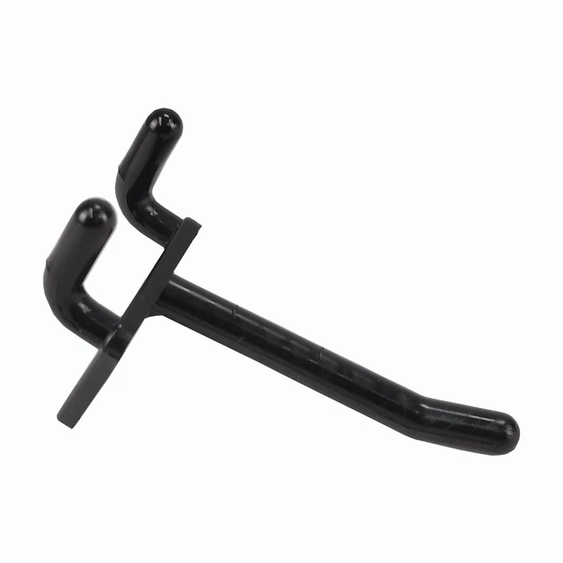25Pk 2" Pegwall Hooks For Metal Pegboard 2.6" Length, 5.8Mm Prong Diameter
