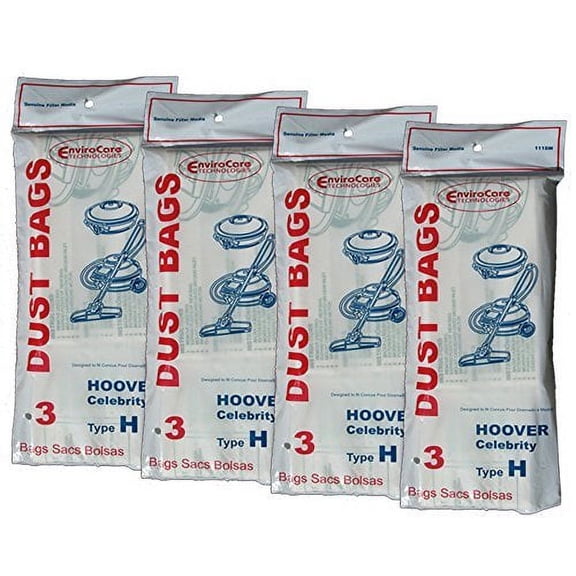 EnviroCare 12 Hoover Type H Celebrity Oreck B Allergy Vacuum Cleaner Bags