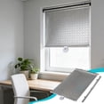 thumbnail image 4 of HCBY Silver Metallic Sun Shade Roller Blind, Heat-Reflective Fabric, Suction Cup Mount, Retractable Window Cover for Car & Home, 4 of 6