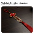 thumbnail image 2 of Abbraccia Decoración de nudo chino, nudo Fangsheng tejido a mano, borla roja, adorno tradicional de Año Nuevo, 2 of 6