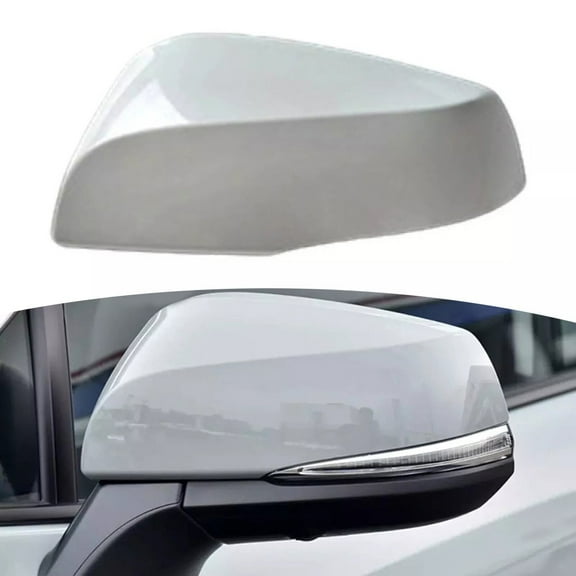 Passenger Driver Side Rearview Mirror Cover Cap Shell For Toyota For RAV4 2020-2023 Replacement Auto Part