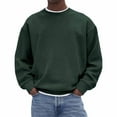 thumbnail image 2 of Betivan Men's Waffle Knit V-neck Hoodie, Solid Color Breathable Long Sleeve Raglan Pullover, for Daily Gym Workout Outdoor, 2 of 5