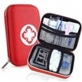 thumbnail image 1 of Botiquín de primeros auxilios, mini botiquín médico, completo para coche, viajes, oficina, senderismo, deportes, hogar, lugar de trabajo., 1 of 5