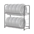 thumbnail image 1 of VEVOR Support de Rangement pour Pneus à 2 Tablettes, Support pour Pneus Pouvant Contenir jusqu'à 8 Pneus Standard, 1 of 9