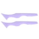 thumbnail image 4 of 2 plantillas de delineador de ojos con punta puntiaguda, reutilizables, impermeables, de silicona, para maquillaje, color morado, 4 of 14