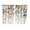 Sage Green Pumpkin Orange White, variant on Orange Green Eucalyptus Leaves Kitchen Curtains Short 54 Inch Length, Fall Botanical Watercolor Grommet Top Bedroom Living Room Curtains, Light Filtering Cafe Curtain Drapes 2 Panels Set 84''x54''