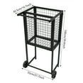 thumbnail image 2 of Professional Tennis Ball Cart Rolling Cart For Pickleball Baseballs Organizer, 2 of 17