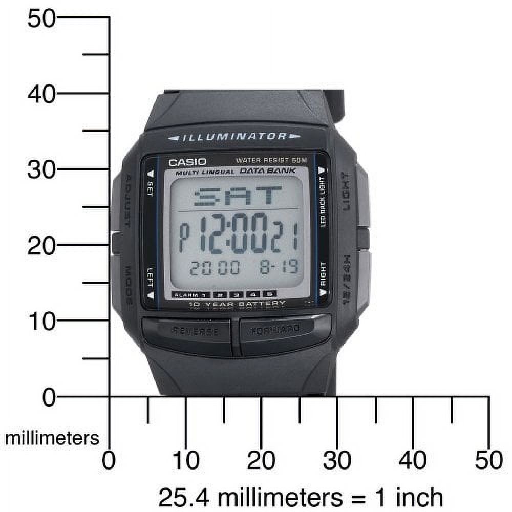 Casio Male Adult DB36-1AV Multilingual Databank Watch