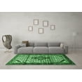 thumbnail image 3 of Ahgly Company Indoor Round Persian Emerald Green Traditional Area Rugs, 7' Round, 3 of 4