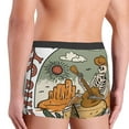 thumbnail image 4 of Rateoe Skeleton Cowboy And Guitar Mens Boxer Briefs Poly Spandex Performance Boxer Briefs Underwear Hem Boxer Briefs - Medium, 4 of 8