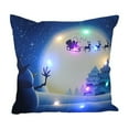 thumbnail image 2 of Taicans Christmas Pillow Covers with LED Lights 18x18 Inch,Creative Twinkle Glowing Throw Pillow,LED Night Light Pillow Cushions Stuffed Toys Gifts for Kids,Christmas,Farmhouse Decor Cushion Cases, 2 of 6
