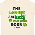 thumbnail image 4 of Inktastic The Ladies Are Lucky That I Was Born St Patricks Day Baby Boy Boys Toddler T-Shirt, 4 of 5