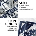 thumbnail image 5 of Football Blanket Gifts, Football Style Throw Blanket for Football Fans, Super Soft Cozy Football Flannel Blanket for Bedroom Living Room 60"x50", 5 of 6