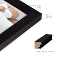 thumbnail image 4 of Grooved 8 in. x 10 in. Black Picture Frame Set (Set of 4), 4 of 6