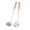 ウォールナット- 2pcs, variant on Wok Spatula and Ladle Tool Set 17 inches 304 Stainless Steel Wood Handle ウォールナット- 2pcs