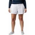 thumbnail image 6 of Columbia Womens Coral Point Iii Shorts White 16 Plus Short, 6 of 9